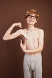 Funny macho guy