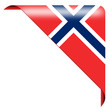 norway flag button