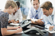 Foto: Business people in meeting on conference call Business people in meeting on conference call
