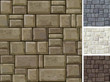 Seamless texture of stonewall in different colors Seamless texture of stonewall in different colors