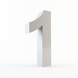 3D number 1