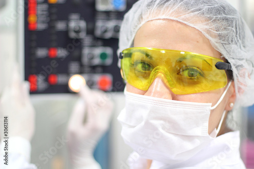 Photo: Pharmaceutical Technician At Work Pharmaceutical Technician At Work