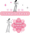 a woman simple logo