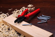 Shavings of wood