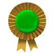 Blank award ribbon rosette