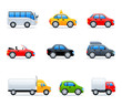 Vector car icons Vector car icons