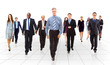 business team going