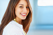 Pretty woman smiling