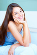Woman with cute smile