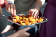 Party snacks in the sun