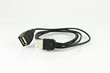 Foto: USB wire on white background USB wire on white background