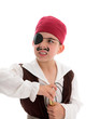 Angry pirate holding a scope