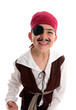 Happy laughing boy pirate costume Happy laughing boy pirate costume