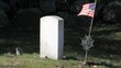 Cival War Grave Yard Gravestone and America Flag Cival War Grave Yard Gravestone and America Flag