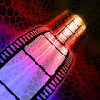 Abstract colorful photographic background