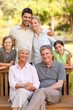 Family in the park