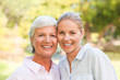 Mature mother with her daughter