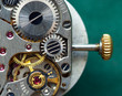 Old clock mechanism