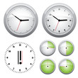 Office clock illustration
