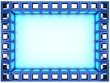 Metallic Blue Frame