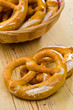 pretzels on kitchen table pretzels on kitchen table