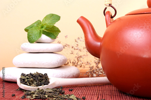 Photo: Teapot with mentha Teapot with mentha