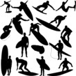 Vektor: surfers collection 1 - vector surfers collection 1 - vector