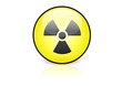 Vector: Button gelb radioaktiv Button gelb radioaktiv
