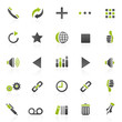 green internet  icons - set 14
