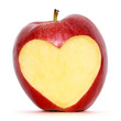 apple with heart