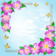 Floral background. Floral background.