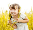girl in the field
