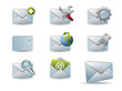 Photo en ligne au meilleur prix Vector mail icon set