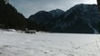 Video: Blick über den verschneiten Attersee Blick über den verschneiten Attersee