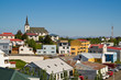 The icelandic town Borgarnes The icelandic town Borgarnes