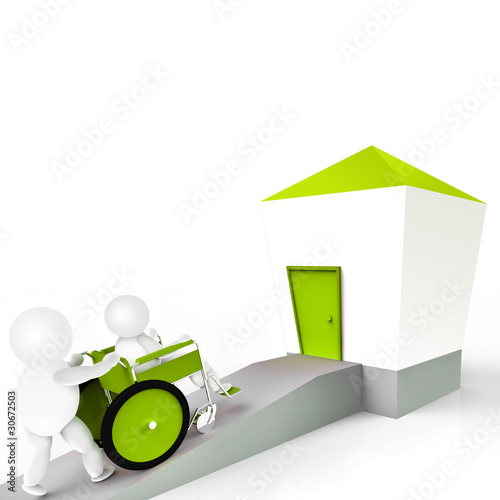 Illustration: einfach behindertengerecht einfach behindertengerecht
