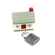 miniature house with lock