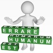 Cubes - 404 - ERRARE HUMANUM EST