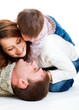 Dad, mom and toddler