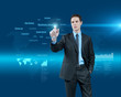 Choosing business solutions in holographic virtual interface Choosing business solutions in holographic virtual interface