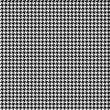 Black & White Seamless Houndstooth Pattern
