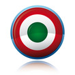 Round glossy icon - Italy
