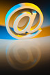 E-Mail Zeichen. Online Kommunikation.