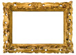 Cornice di legno dorato