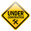 Under construction vector sign