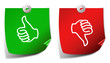 Thumb up down stickers Thumb up down stickers