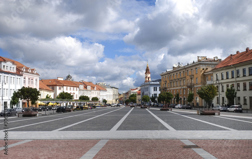 Photo: Vilnius old town square, Lithuania Vilnius old town square, Lithuania