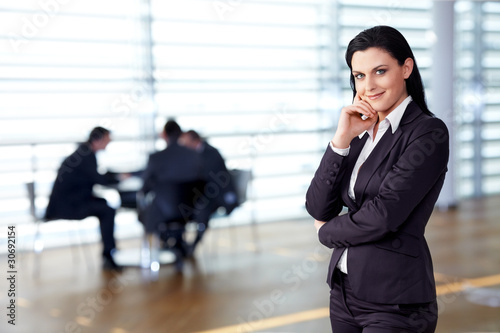 Photo: Female team leader Female team leader