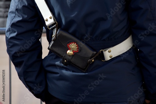 Photo: Bandoliera di un carabiniere Bandoliera di un carabiniere