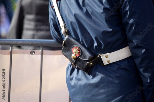Photo: Bandoliera di un carabiniere Bandoliera di un carabiniere